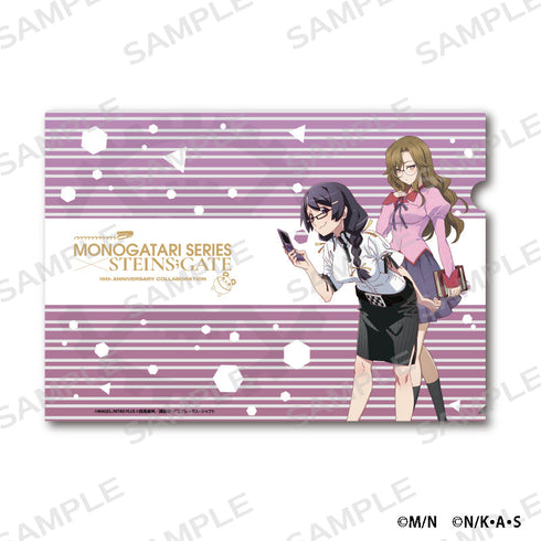 『化物語×STEINS;GATE』A4クリアファイル 羽川翼×桐生萌郁